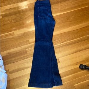 Trouser flare jeans
